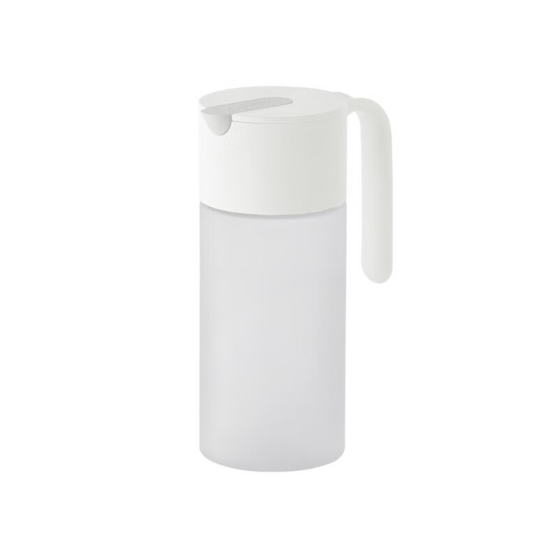 茶花银离子抗菌油壶厨房大油罐壶防漏玻璃油壶油罐酱油瓶醋瓶 欧铂兹*自开盖油壶550-磨砂款