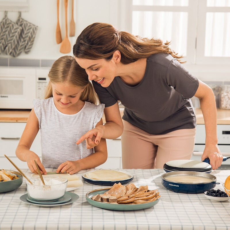 摩飞电器（Morphyrichards） 薄饼机卷饼机电饼铛家用多功能早餐机春饼机千层饼锅烙饼机 和面煎饼机MR1266