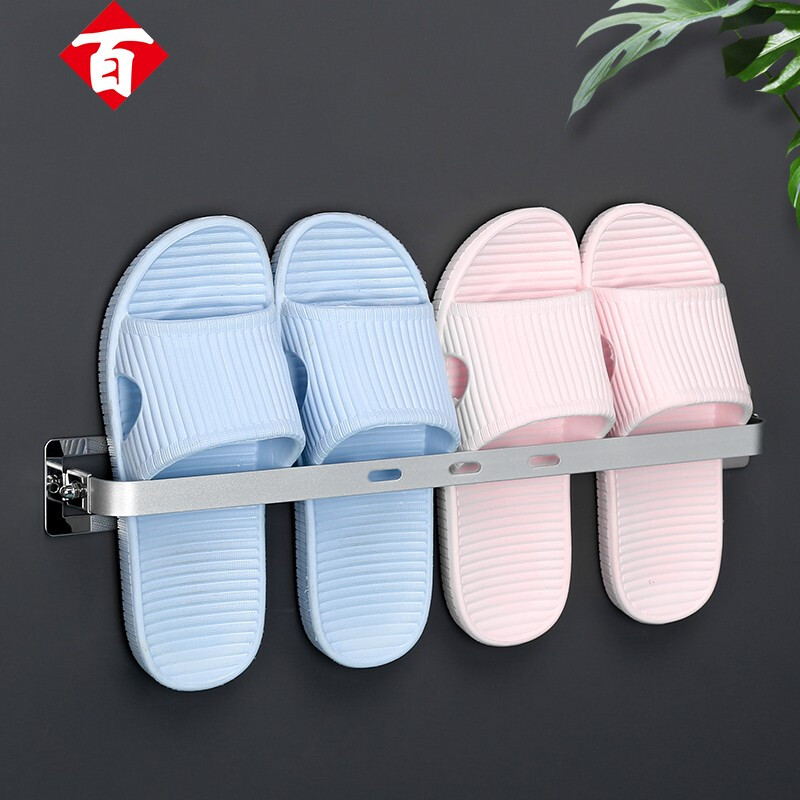 100 character hole free slipper rack space aluminum towel rack bathroom storage rack bathroom storage rack shoe storage rack behind door