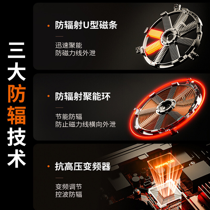 九阳（Joyoung） 电磁炉大功率多功能菜单电磁灶 【防辐射 配汤锅炒锅】C22-F8