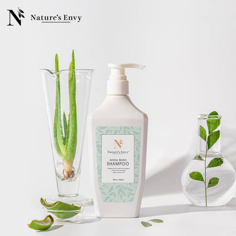 天然之扉 氨基酸洗发露532ml（美国进口 植物萃取 温和清洁洗发水）