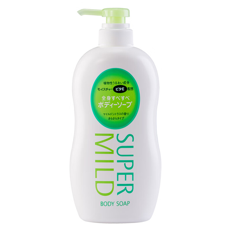 惠润（SUPER MiLD）沐浴露香味持久男女通用淡雅柑橘进口沐浴乳650ml保湿滋润沐浴液