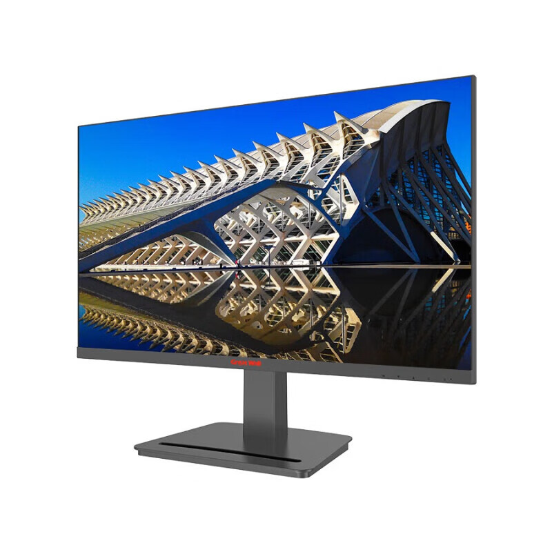 长城（Great Wall）不闪屏 99%sRGB 100hz 支持壁挂 DP+HDMI+VGA 3接口 IPS 商用显示器 23.8英寸 24E1