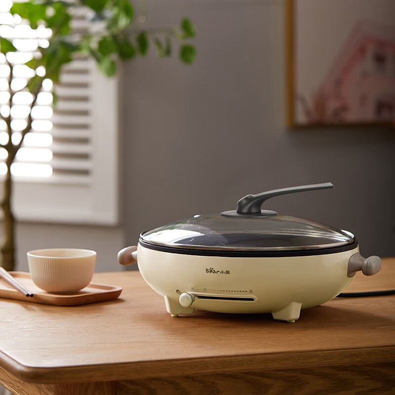 小熊（Bear）电饼铛 薄饼机家用早餐机智能定时调温电煎锅 DBC-D10L3 安心系列