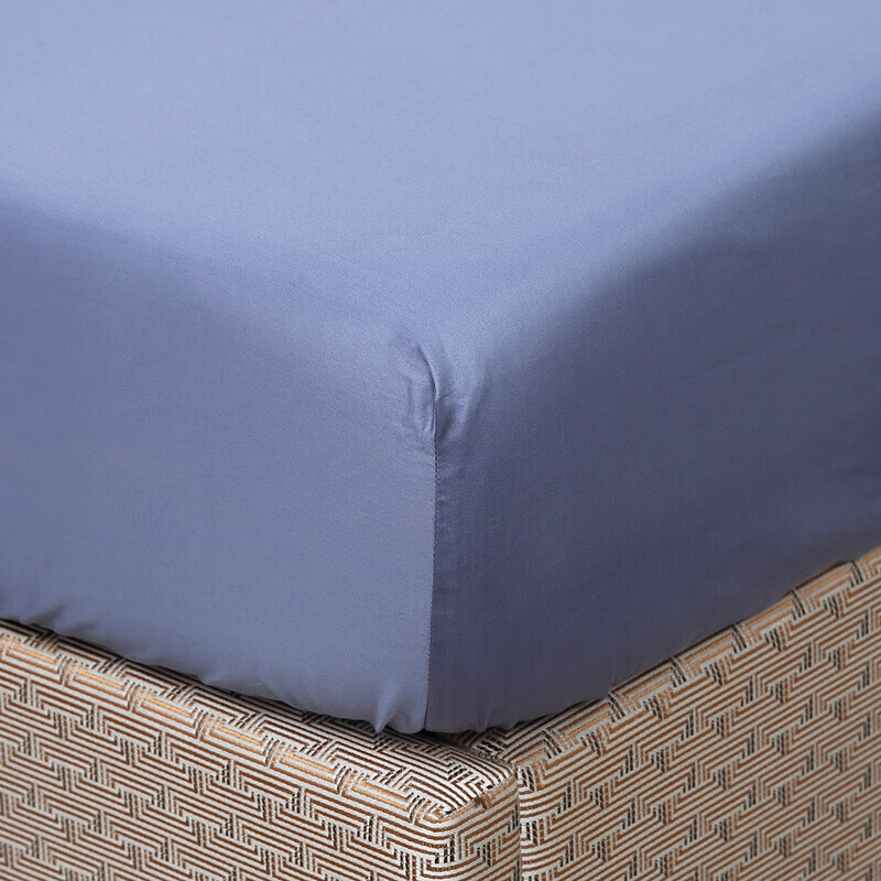 富安娜家纺 纯棉单件床笠60支长绒棉抗菌防滑防脏床单 双人床品全棉床罩席梦思床垫保护罩 罗马情怀1.5米床