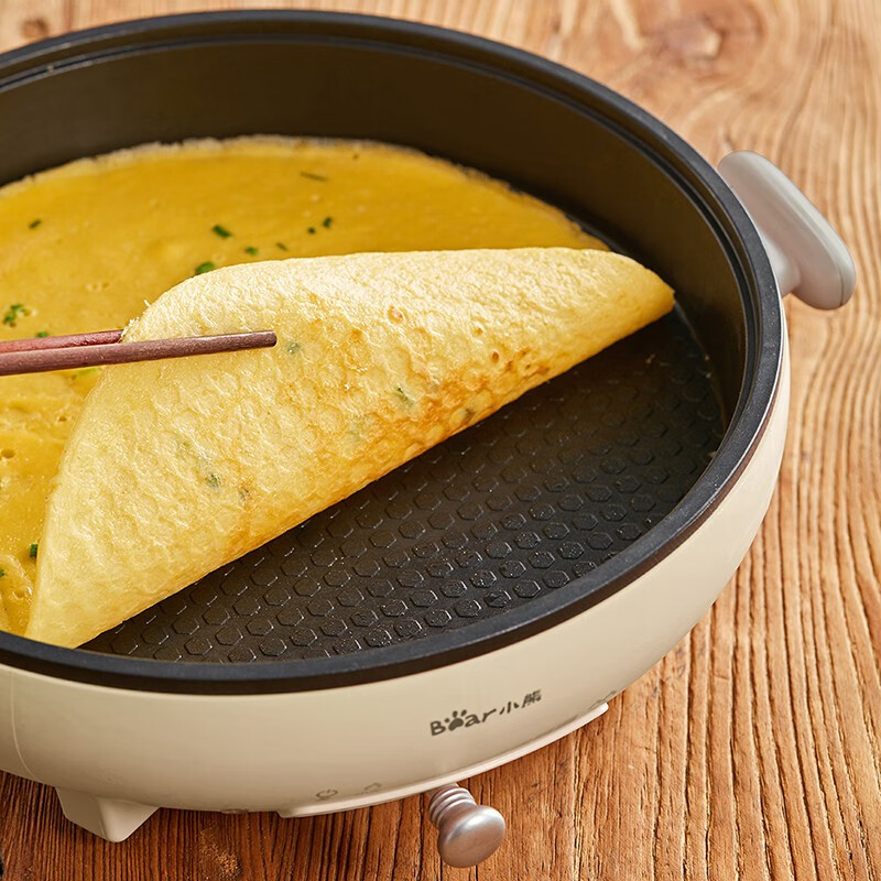 小熊（Bear）电饼铛 薄饼机家用早餐机智能定时调温电煎锅 DBC-D10L3 安心系列