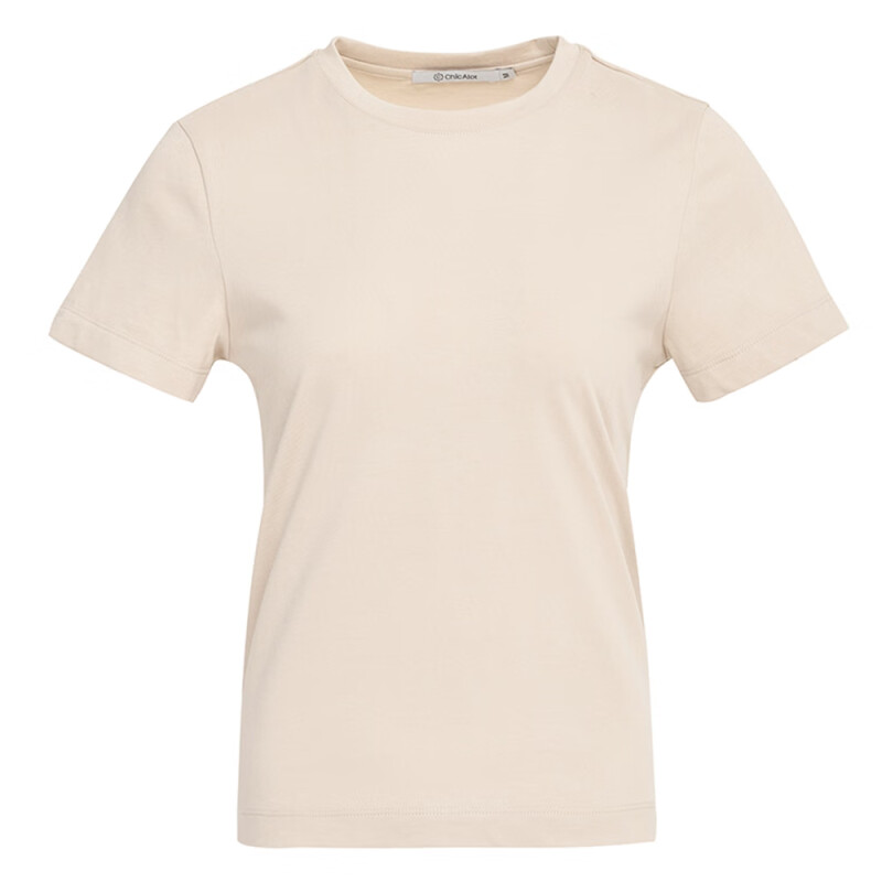 Women's  short-sleeved  T-short  2100238  apricot