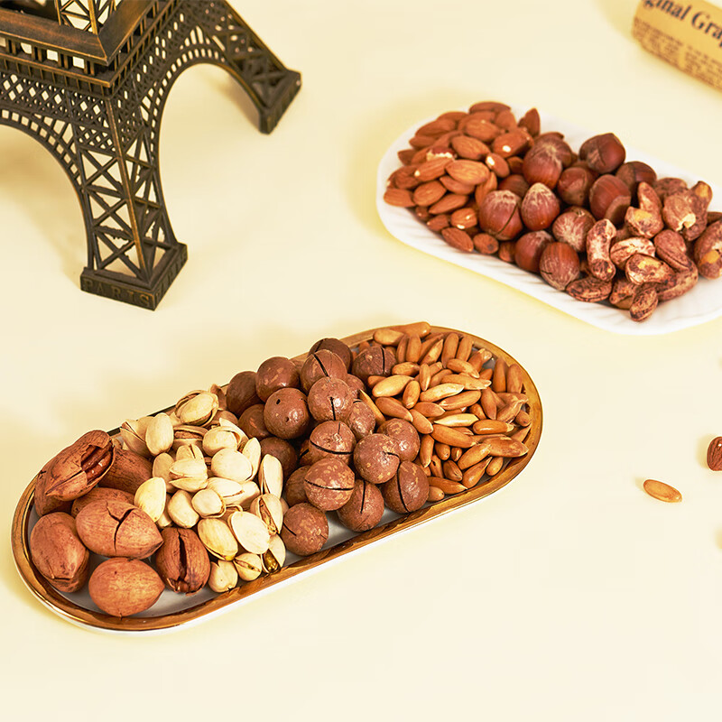 法蒂欧坚果礼盒 坚果果干蜜饯果脯法式糕点混合高端大礼包 甄爱巴黎1745g