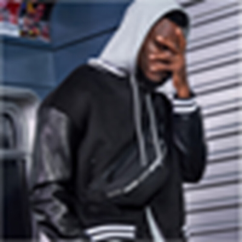 CF120003 Men's  Fabric Mix Bomber Jacket
