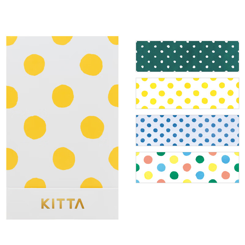 Jingong King Jim Japan kitta small and convenient note and paper adhesive tape hand tent tape-kit003 wave point