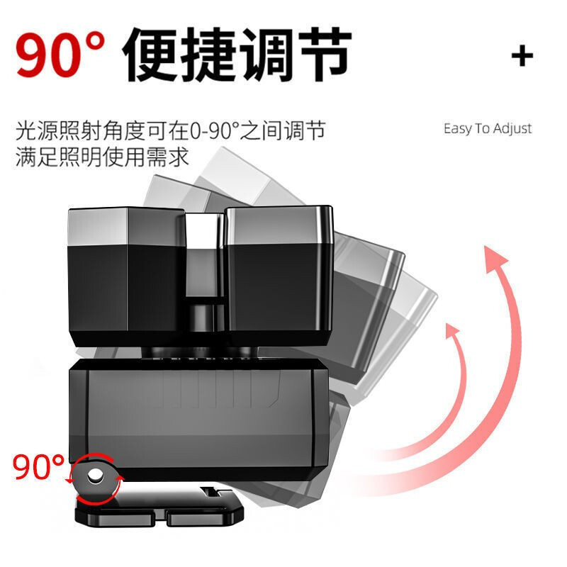 酷龙达COLODA 新款五核小头灯USB充电灯超亮LED头戴式电筒矿灯工地照明