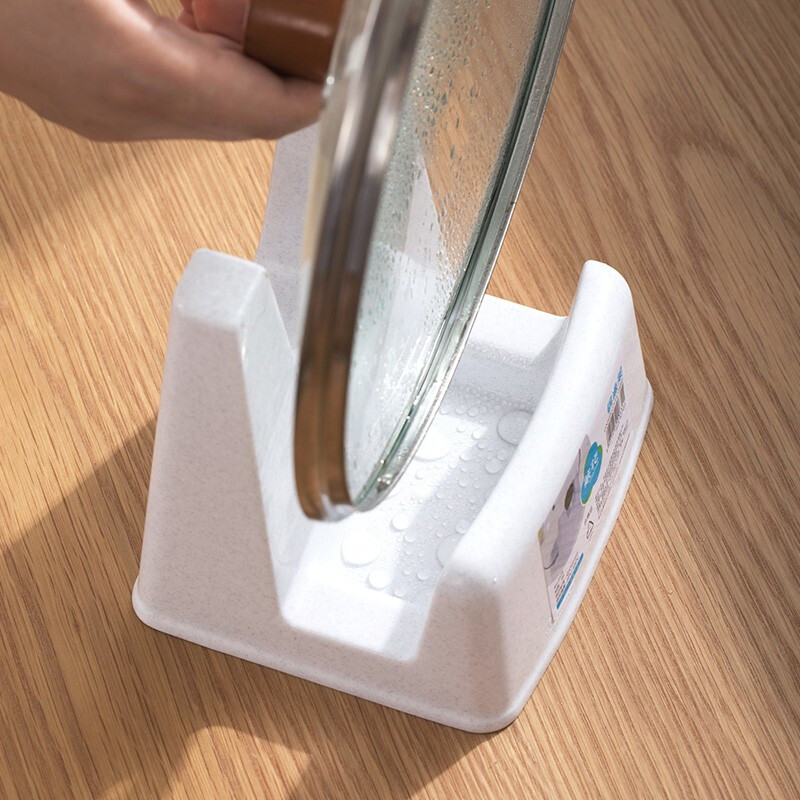 茶花（CHAHUA） 茶花 锅盖架 厨房锅盖座塑料锅盖砧板多用架 2个装