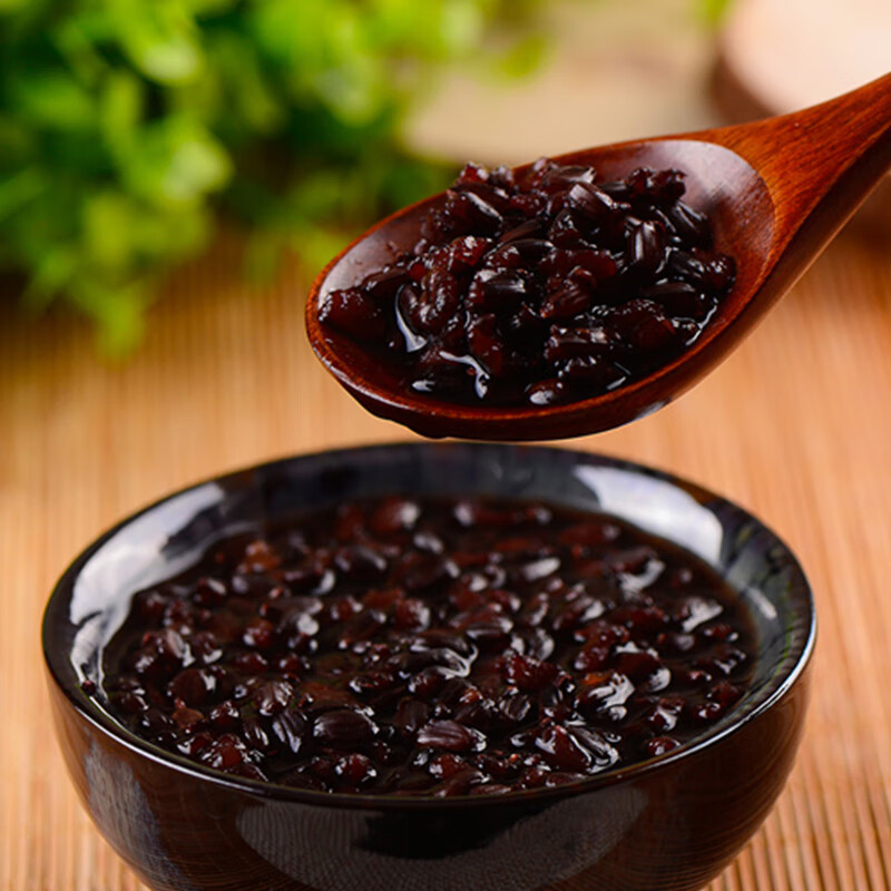 乐养优品 杂粮组合燕麦米黑米小米薏仁米红豆黑豆黄豆绿豆真空装团购礼盒 精选黑米400g*2