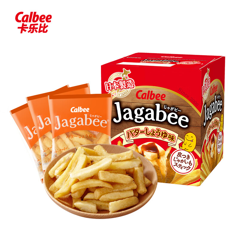 卡乐比（Calbee）薯条三兄弟 黄油酱油味80g 日本进口零食薯片-融创集采商城