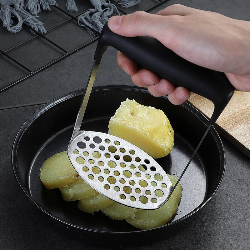Maxcook 304 stainless steel mashed potato masher baby food masher masher fruit press mcpj812