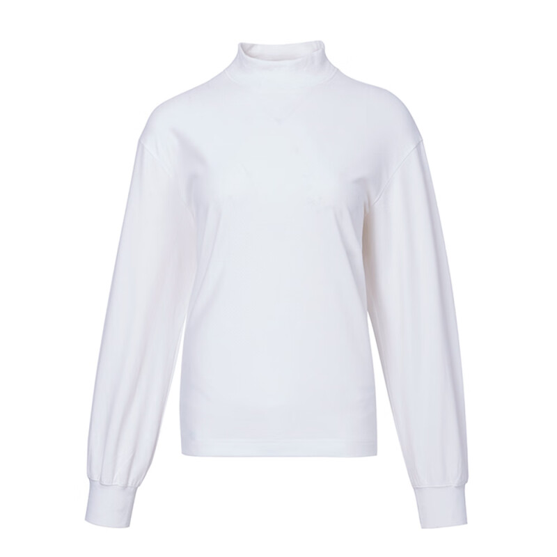 CA200106 Women's simple stand-up collar loose long-sleeved T-shirt