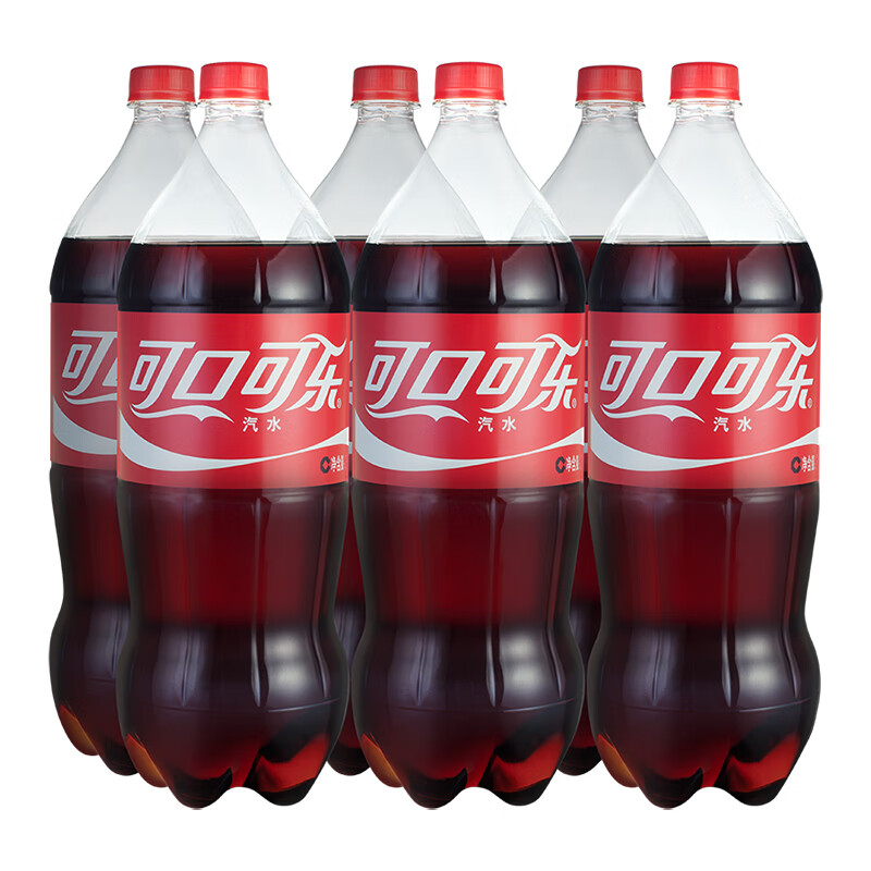 可口可乐 Coca-Cola 汽水 碳酸饮料 2L*6瓶 可口可乐公司出品-融创集采商城
