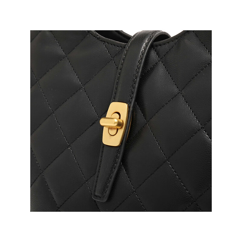 百丽2023冬季新商场同款简约休闲单肩斜挎手提托特包X6838DX3 黑色 F