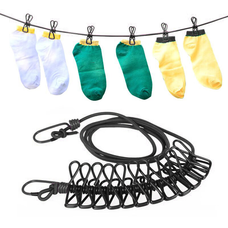 CHUANNUO belt clip clothesline travel portable retractable windproof clothesline clothesline