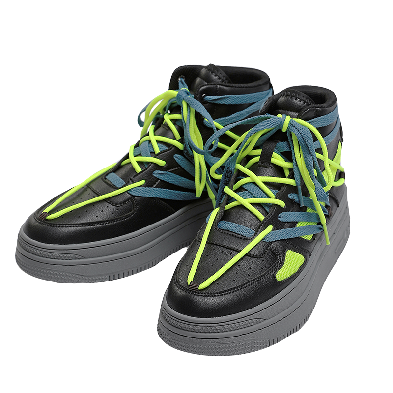 Carofirld  Niche national tide high-top couple DUNK bone air force board shoes black CF140029