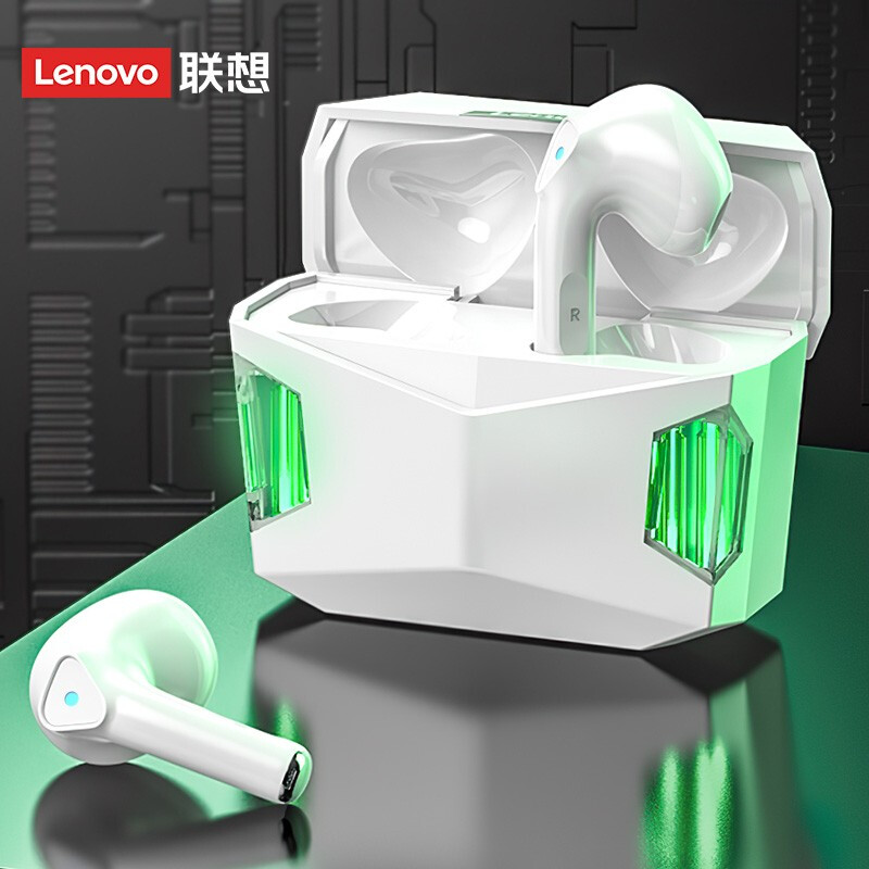 Lenovo gm5 white Bluetooth true wireless headset in ear noise reduction ultra long standby e-sports game running headset is suitable for Bluetooth devices and mobile phones