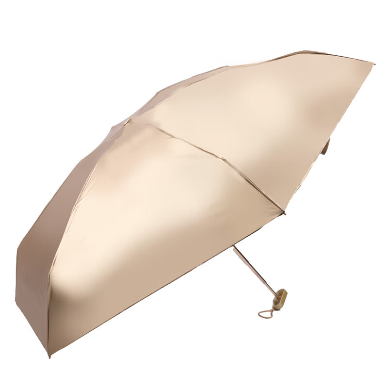 艾逸瑶选 荼锦系列铝合金骨金胶布扁六折晴雨伞-A款 YS-1843
