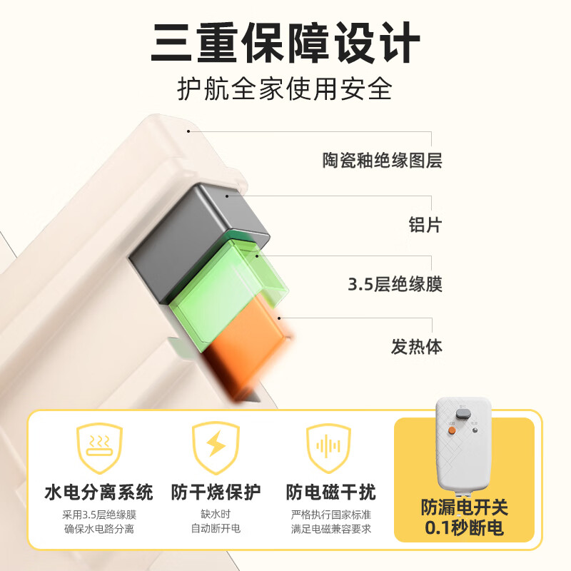 小熊（Bear）泡脚桶 全自动按摩恒温加热足浴盆 智能杀菌泡脚盆洗脚盆过膝 父亲节礼物送长辈ZYP-C08X3