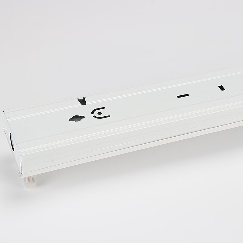 金荣（JINRONG）LED日光灯双管支架灯节能灯具仓库照明灯1.2米双支平盖LED灯管15W