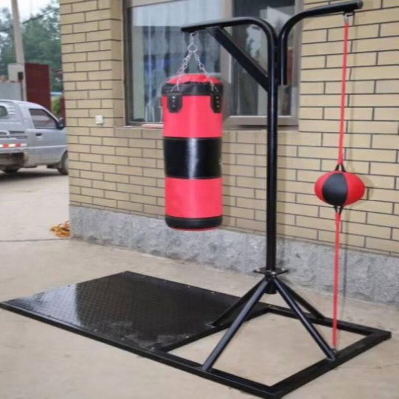 普洛（puLuo）拳击架子不倒翁综合训练器引体向上款1.2米实心沙袋