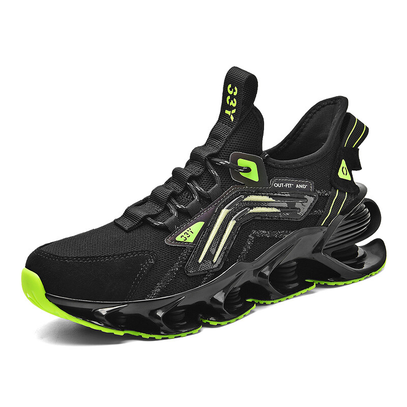 Men's casual sports knives-edge gilt liquid trendy shoes