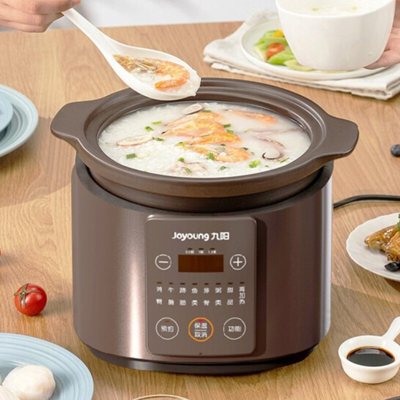 九阳（Joyoung）电炖锅 4升大容量电砂锅24H智能预约 多功能家用炖锅 全自动4L电热炽陶内胆 DG40Z-GD730