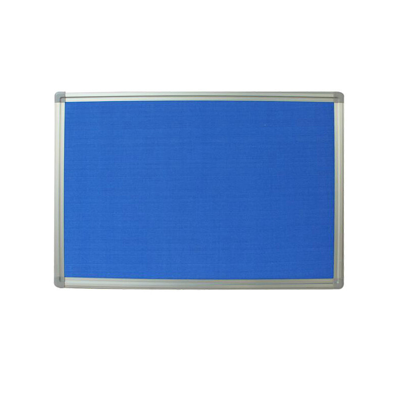史泰博 铝合金边框软木板（包蓝布） 90*150cm 蓝色 办公文具