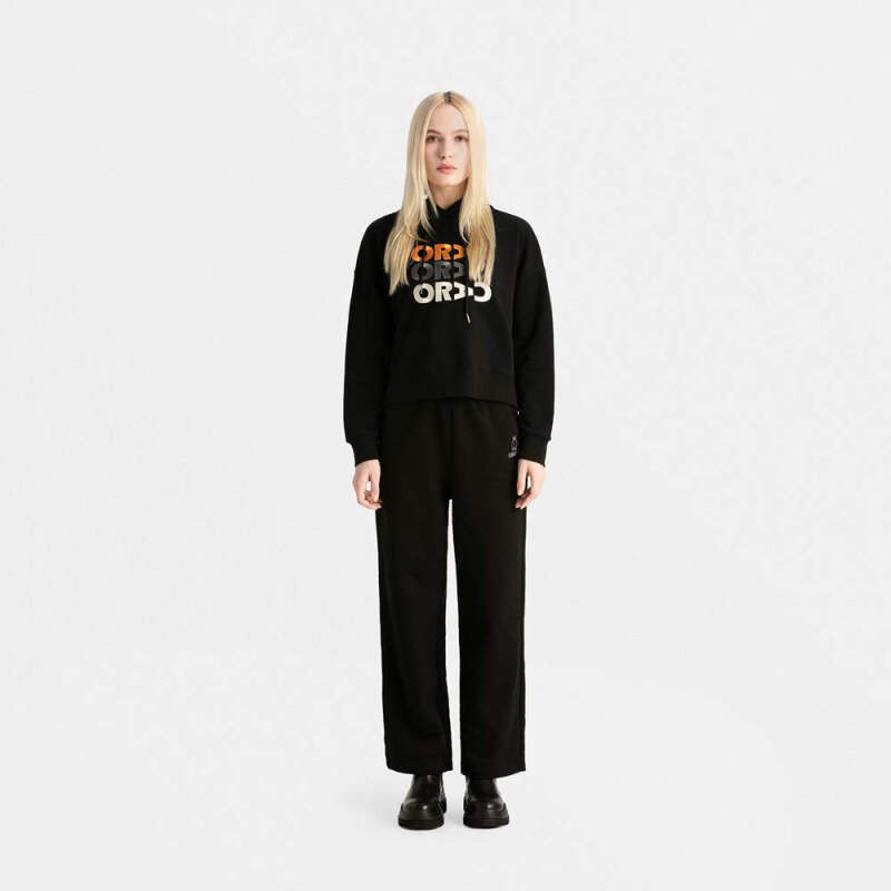 Women's sweater top black CF130041