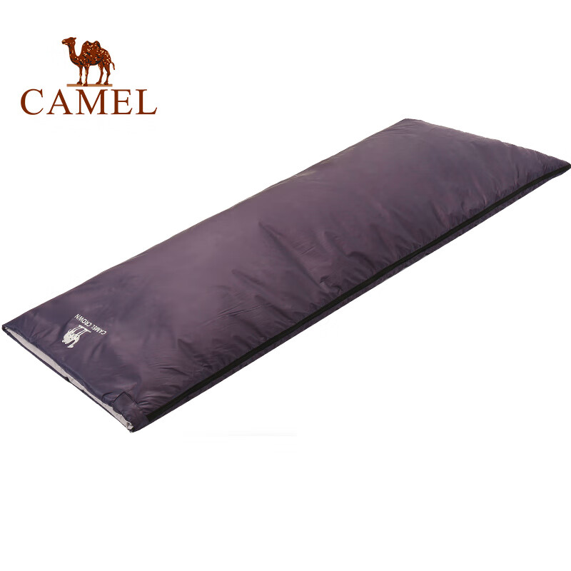 Camel down cotton sleeping bag thickened in winter adult cold proof and warm portable travel bed sheet Hotel dirty sleeping bag a8w03001 purple