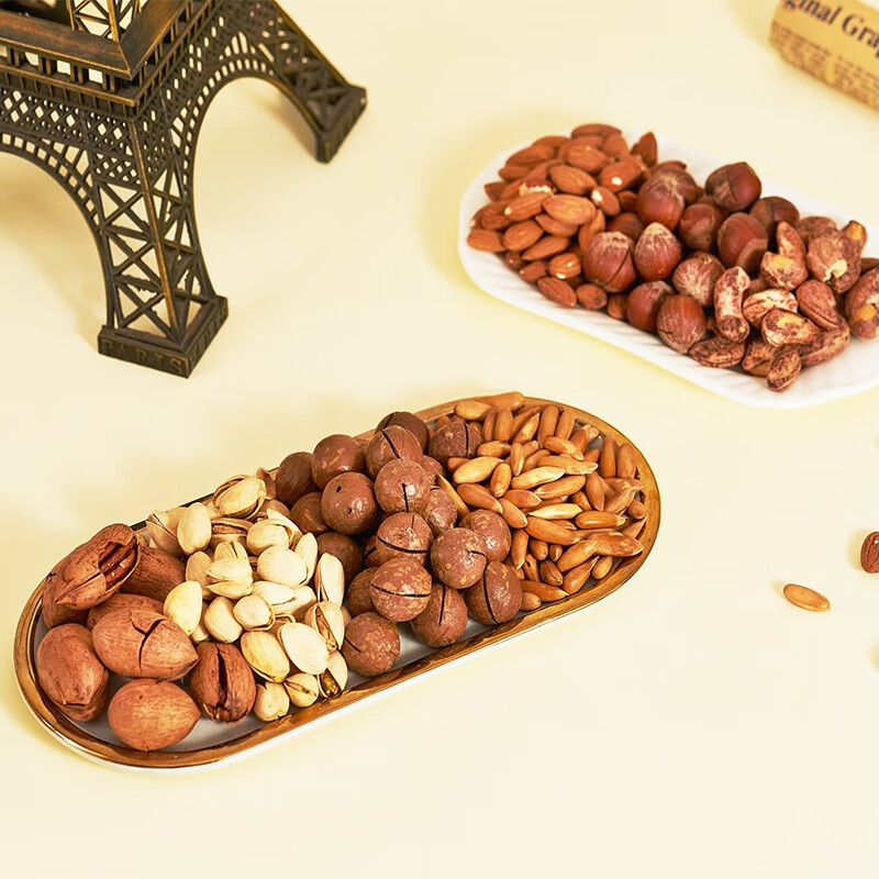 法蒂欧坚果礼盒糕点糖果巧克力组合休闲零食大礼包节日礼品送礼 魅力巴黎1735g