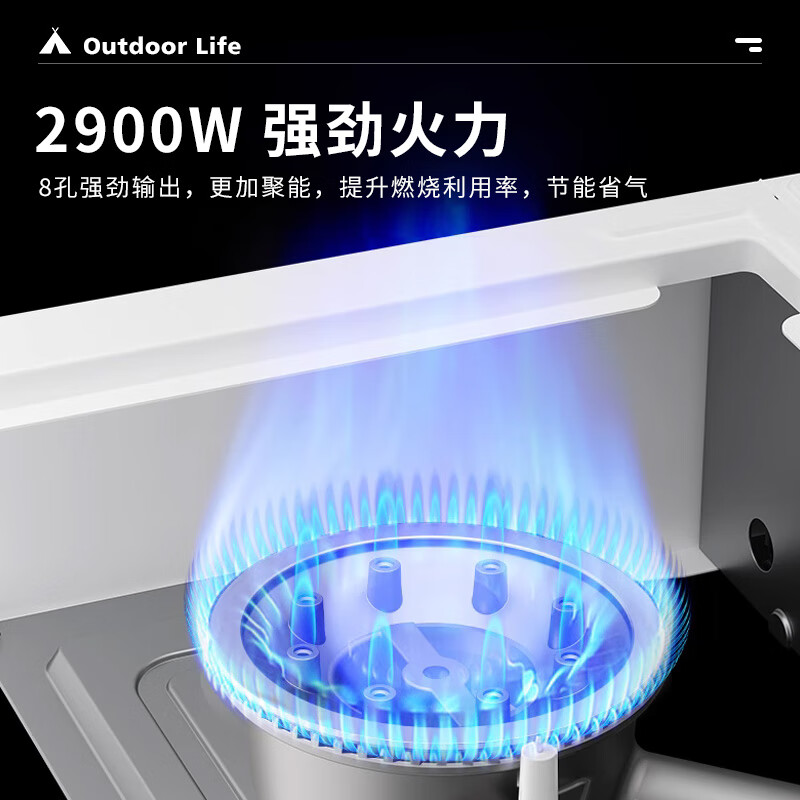 狼行者卡式炉户外炉具炊具便携式露营卡斯瓦斯炉商用火锅卡磁煤气燃气灶 卡式炉+大号套锅