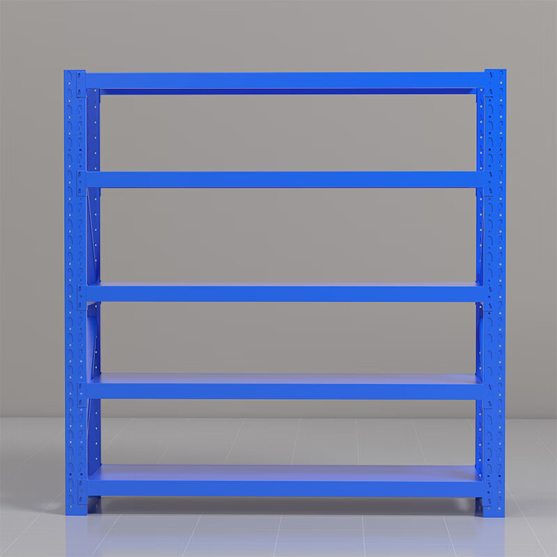 臻远ZYJJ-HJ-068仓储货架重型货架蓝色五层主架2000*600*2000mm/300kg