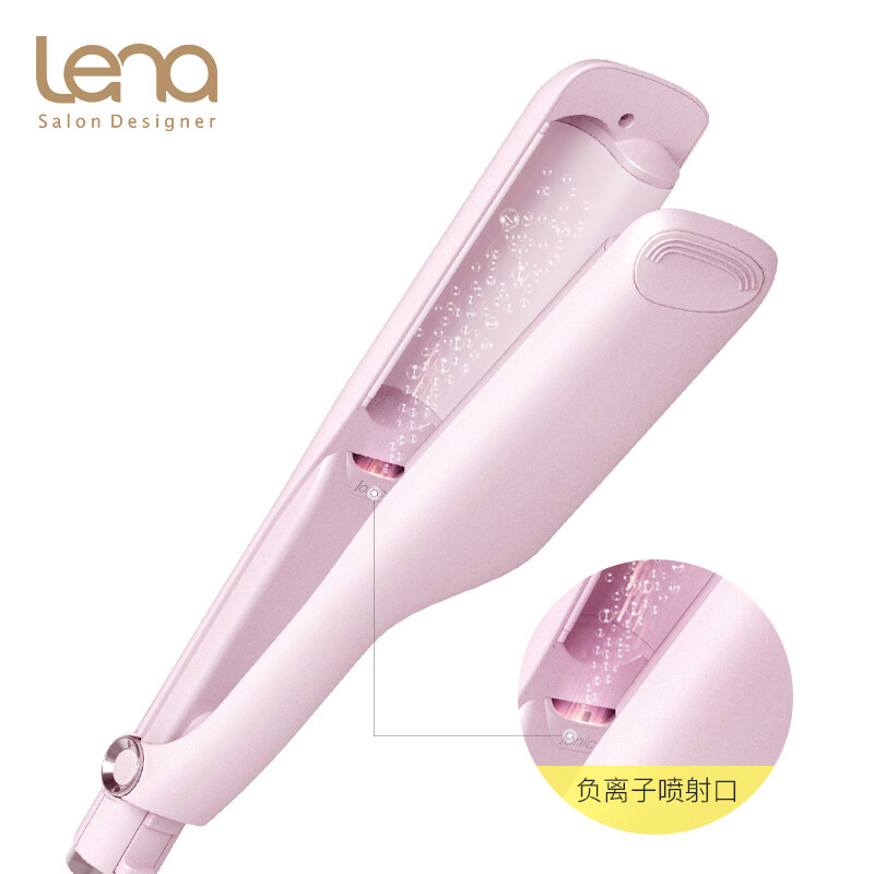 Lena egg roll head hair curling rod electric curling rod large egg roll hair curling artifact instant noodle head anion electric curling rod water corrugated splint ln-802f
