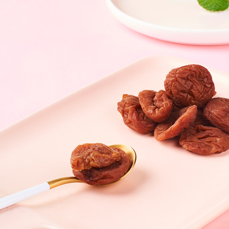 来伊份 话梅梅子肉 无核酸甜蜜饯果脯 日式梅饼 果肉休闲零嘴小吃118g