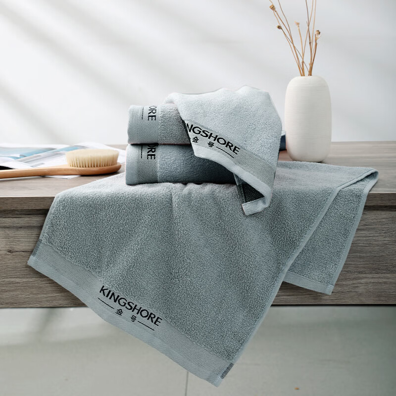 金号格调系列纯棉毛巾单条袋装 HY1258A