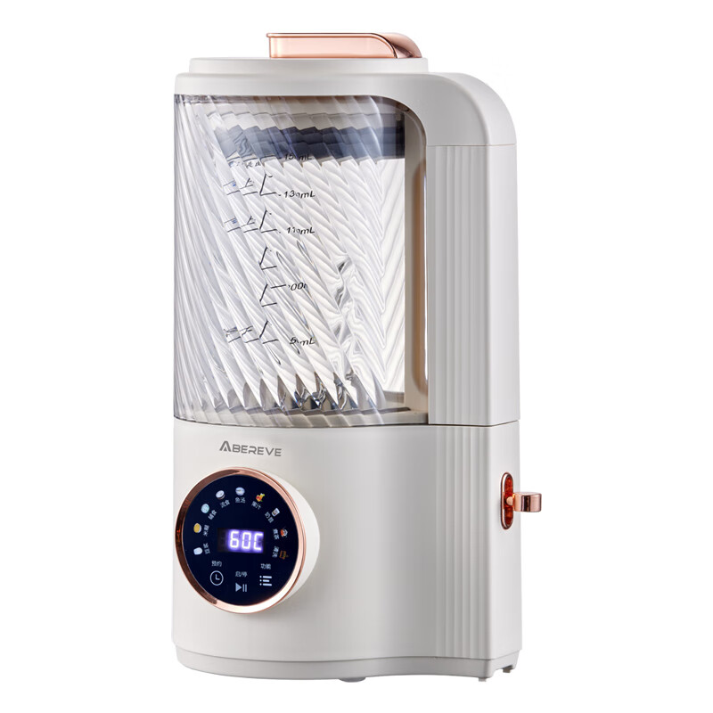 Abereve艾贝丽多功能轻音破壁料理机家用豆浆机全自动1.5L大容量辅食果汁机12H智能预约免浸泡ABL-PB218 白色