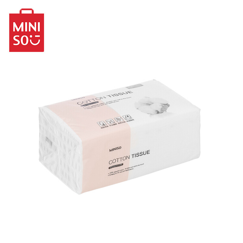 Mingchuangyou product (miniso) face towel 120 suction disposable dry and wet cotton cotton cosmetic cotton / face towel