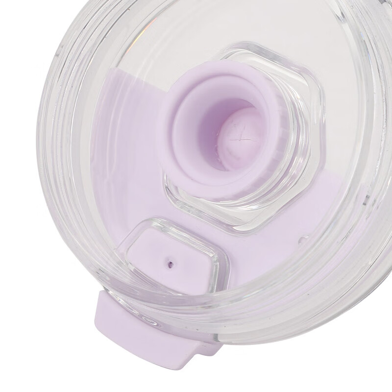 乐扣乐扣（locknlock）幻彩双饮冰霸杯宽大口径易清洁不锈钢内胆大容量高颜值办公室水杯 紫色 570ml LHC6796FU