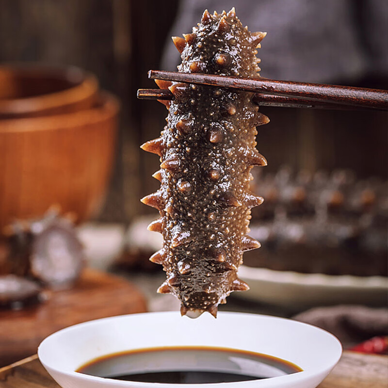 塞翁福 大连即食海参7只装 固形物75%以上 即食辽刺参 即食海参318g