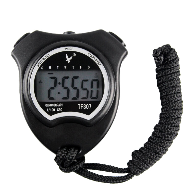 Tianfu multifunctional electronic stopwatch timer single row track and field competition sports running timepiece large screen tf307
