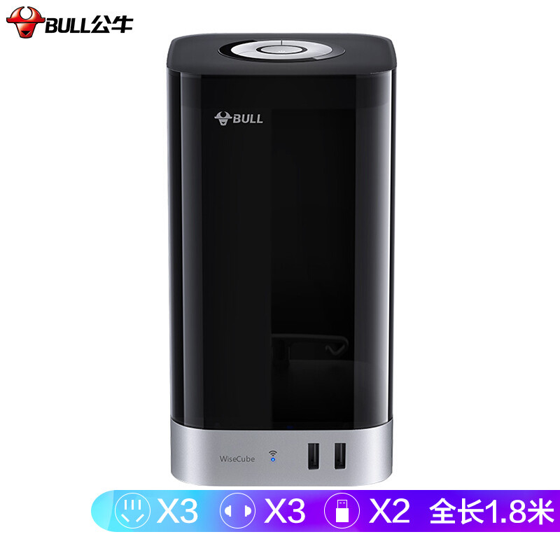 Bull gn-f1331 smart cube vertical USB socket xiaojingyu mobile phone app remote control 2usb interface + 6 jack with WiFi control