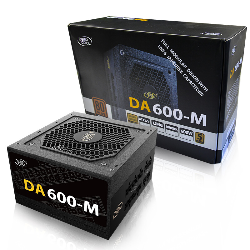 Kyushu Fengshen power supply 600W da600-m power supply desktop electromechanical competitive power supply (80plus bronze / all day capacitor / all module / five-year warranty / one-year renewal)