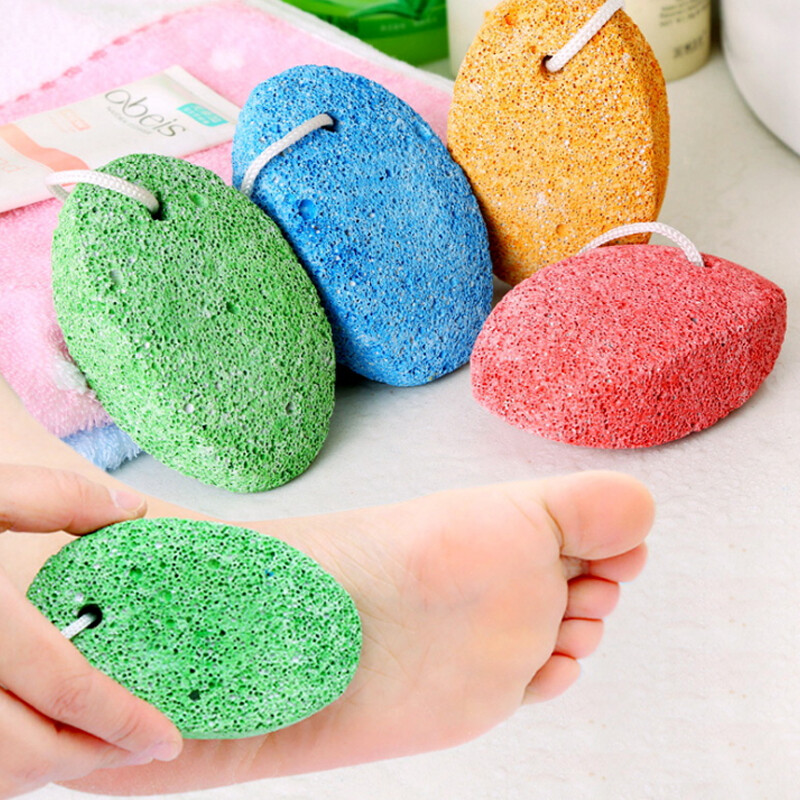 Bingyou double-sided skirting board foot grinding stone volcanic stone foot exfoliating foot skin grinding device to remove dead skin and calluses pumice natural color