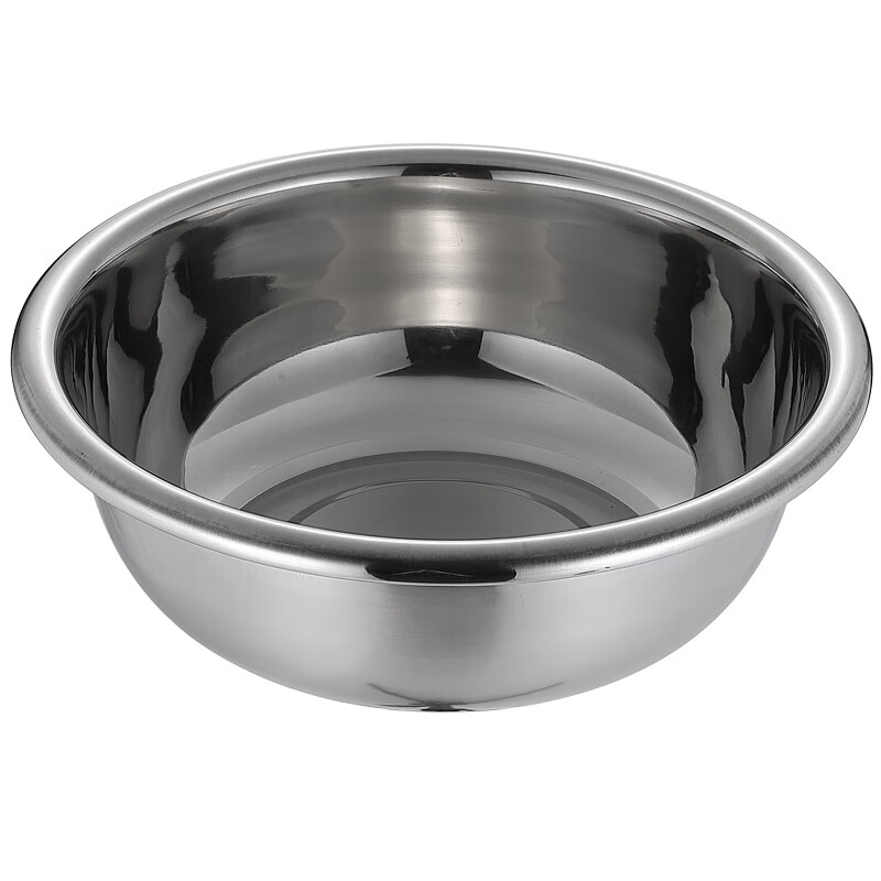 Maxcook stainless steel basin, vegetable washing basin, seasoning basin, thickened taste bucket 40cm and noodles mixed salad bacon mcwa811
