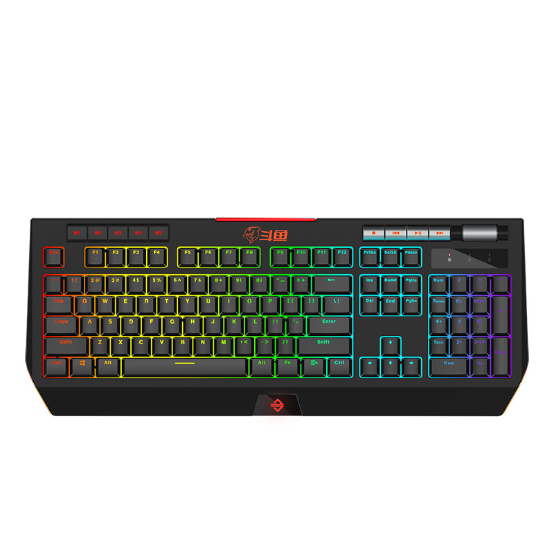 Betta (douyu. Com) Betta mechanical keyboard game keyboard office computer notebook e-game chicken eating keyboard RGB backlight black green axis (Betta version)
